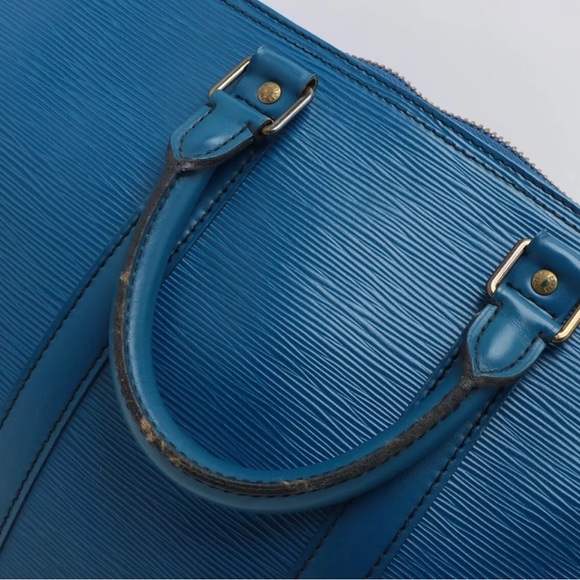 Louis Vuitton Epi Keepall 45 Bleu M42977 - Picture 11 of 15